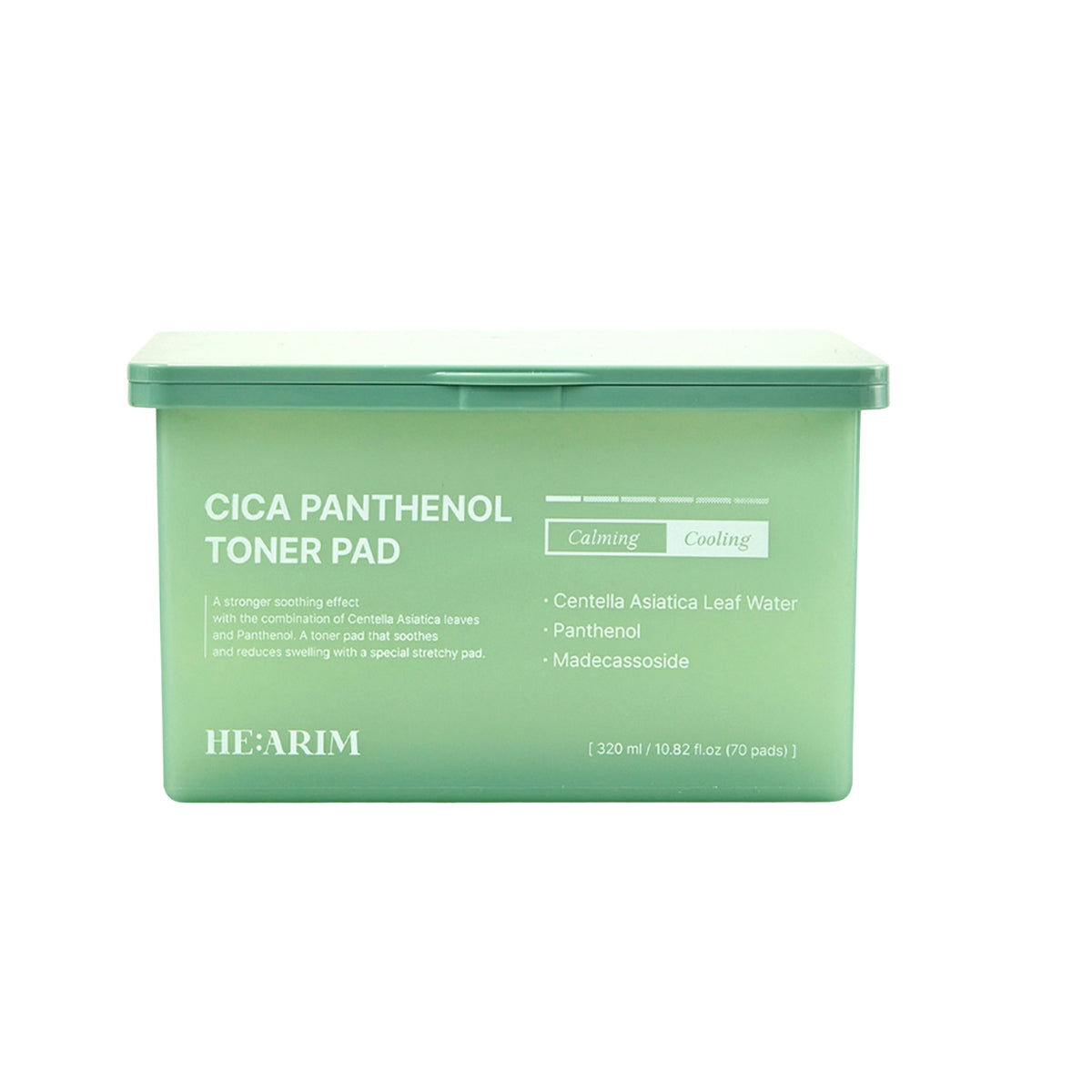 HE:ARIM Cica Panthenol Toner Pad 320ml